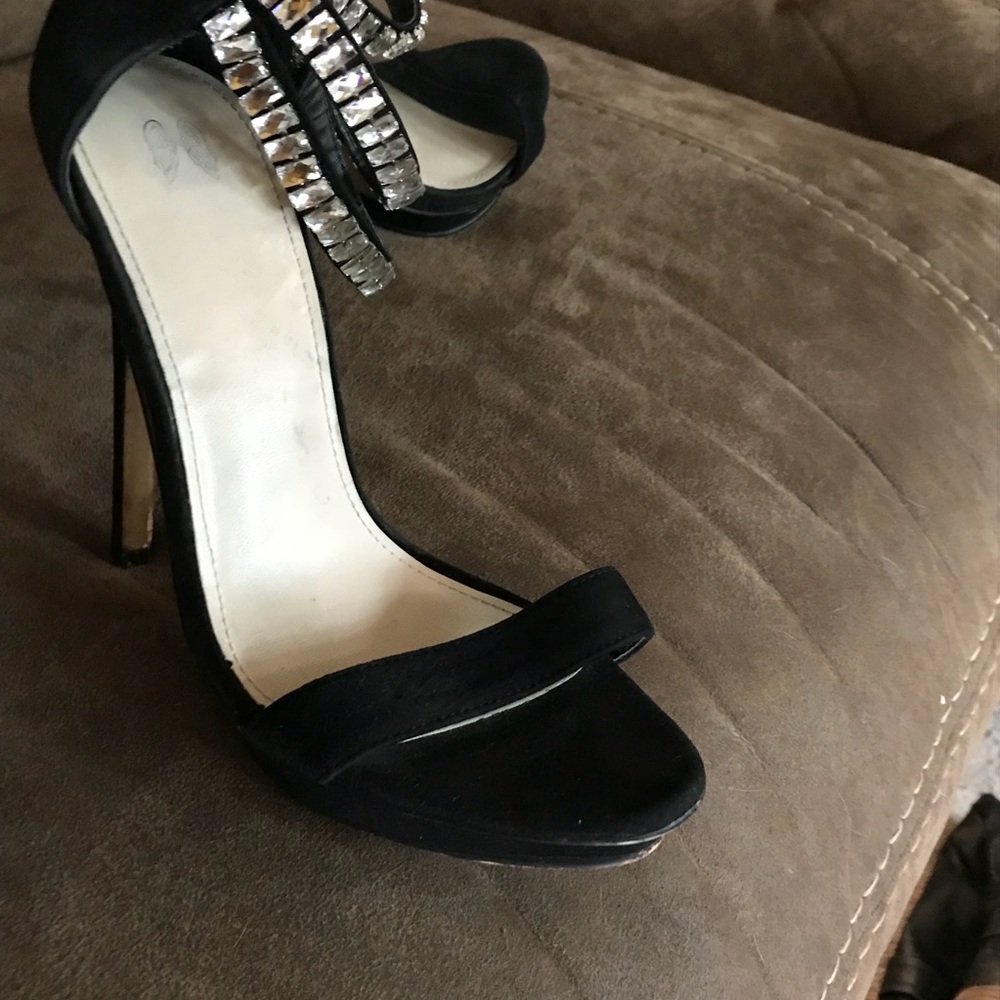 Beautiful diamond studded heels